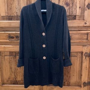UGG cable knit long cardigan